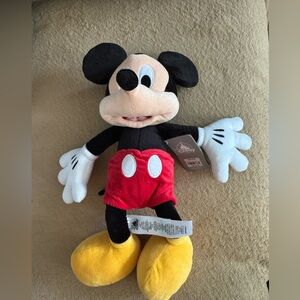 18” Stuffed Mickey Mouse Disney Store NEW with tags